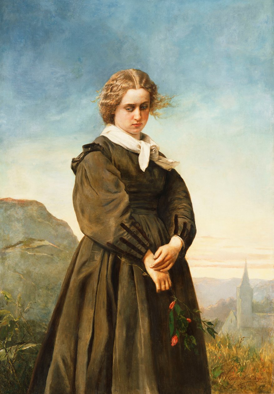 Die Melancholie der Liebe, 1866 von Constant Mayer