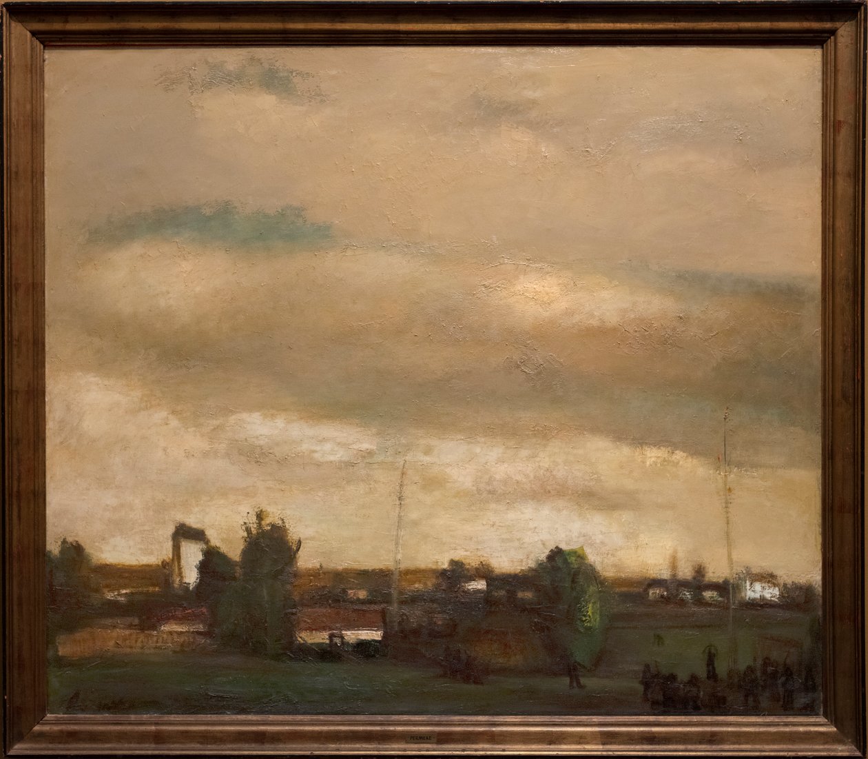 Dorf und Bogenschießen von Constant Permeke
