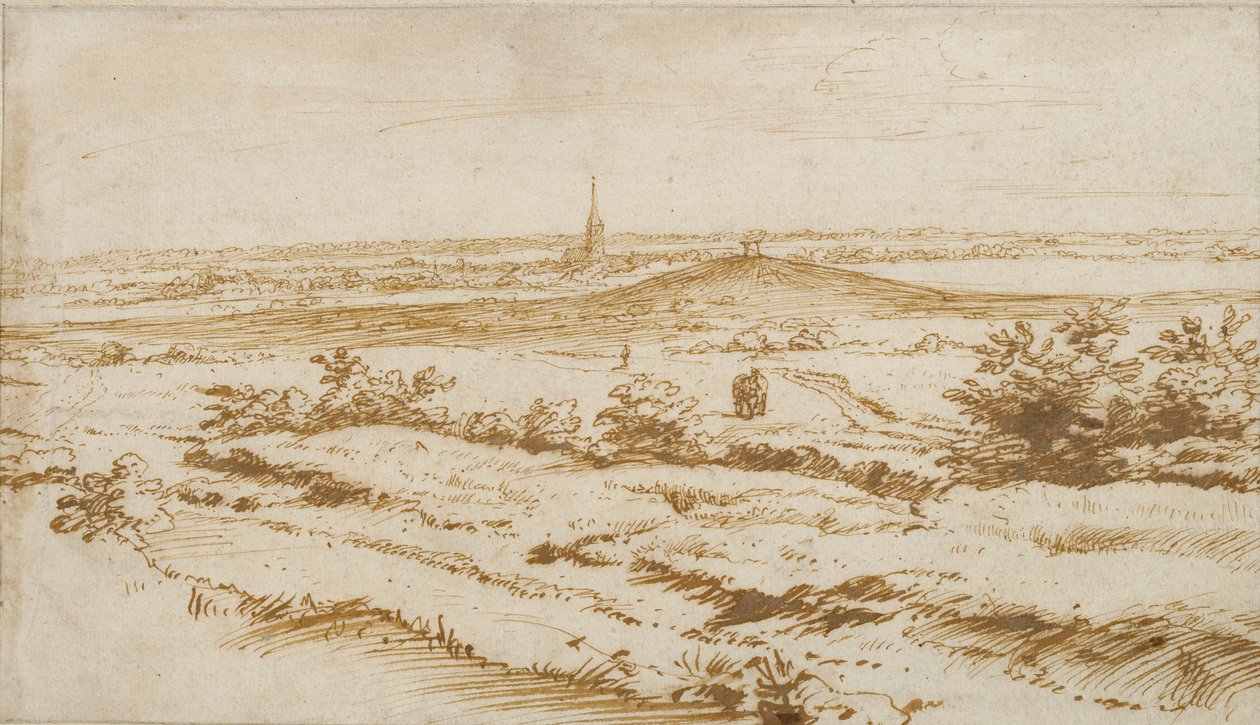 Landschaft bei Appeldoorn, 1680 von Constantijn Huygens