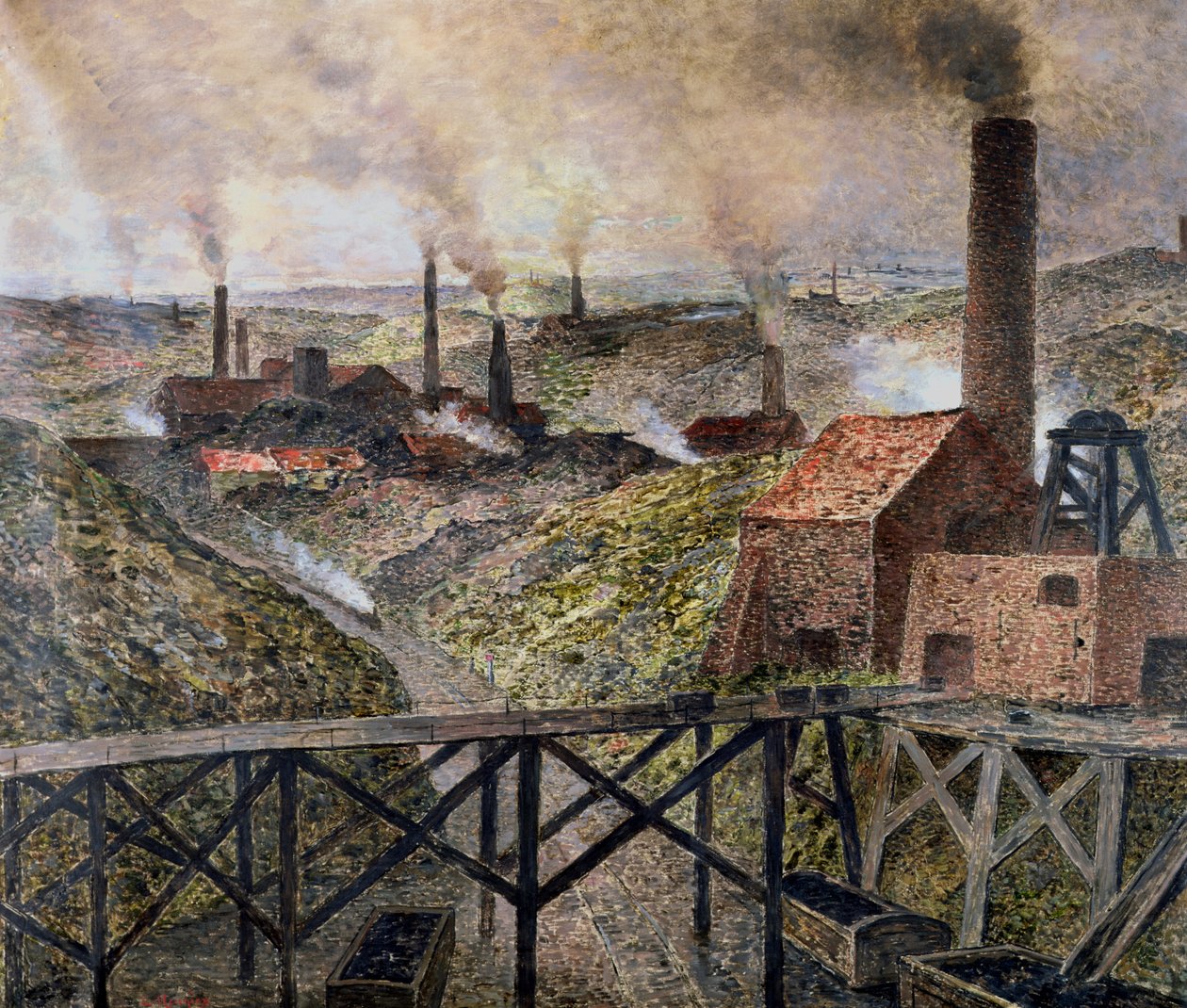 Im Black Country, 1890 von Constantin Emile Meunier