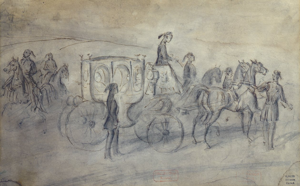 Die Kutsche des Sultans, 19. Jahrhundert von Constantin Guys
