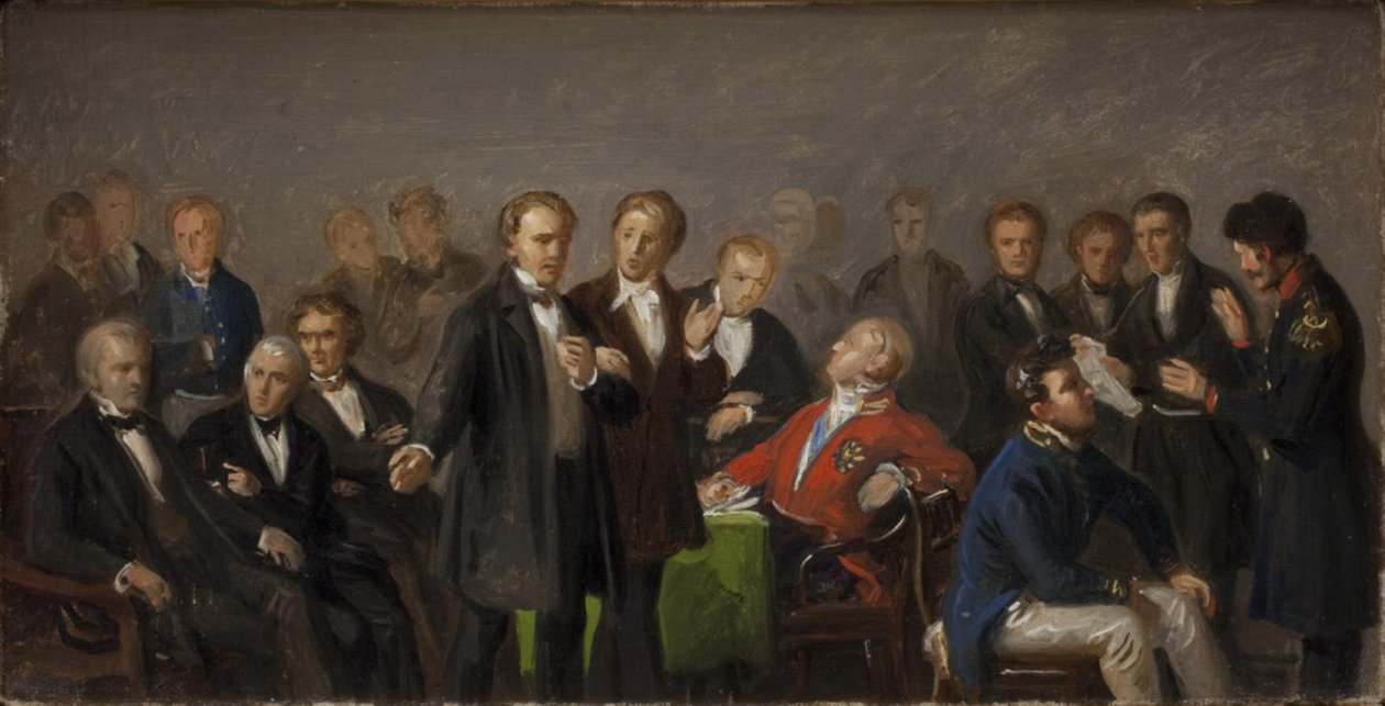 Die verfassungsgebende Versammlung von Constantin Hansen