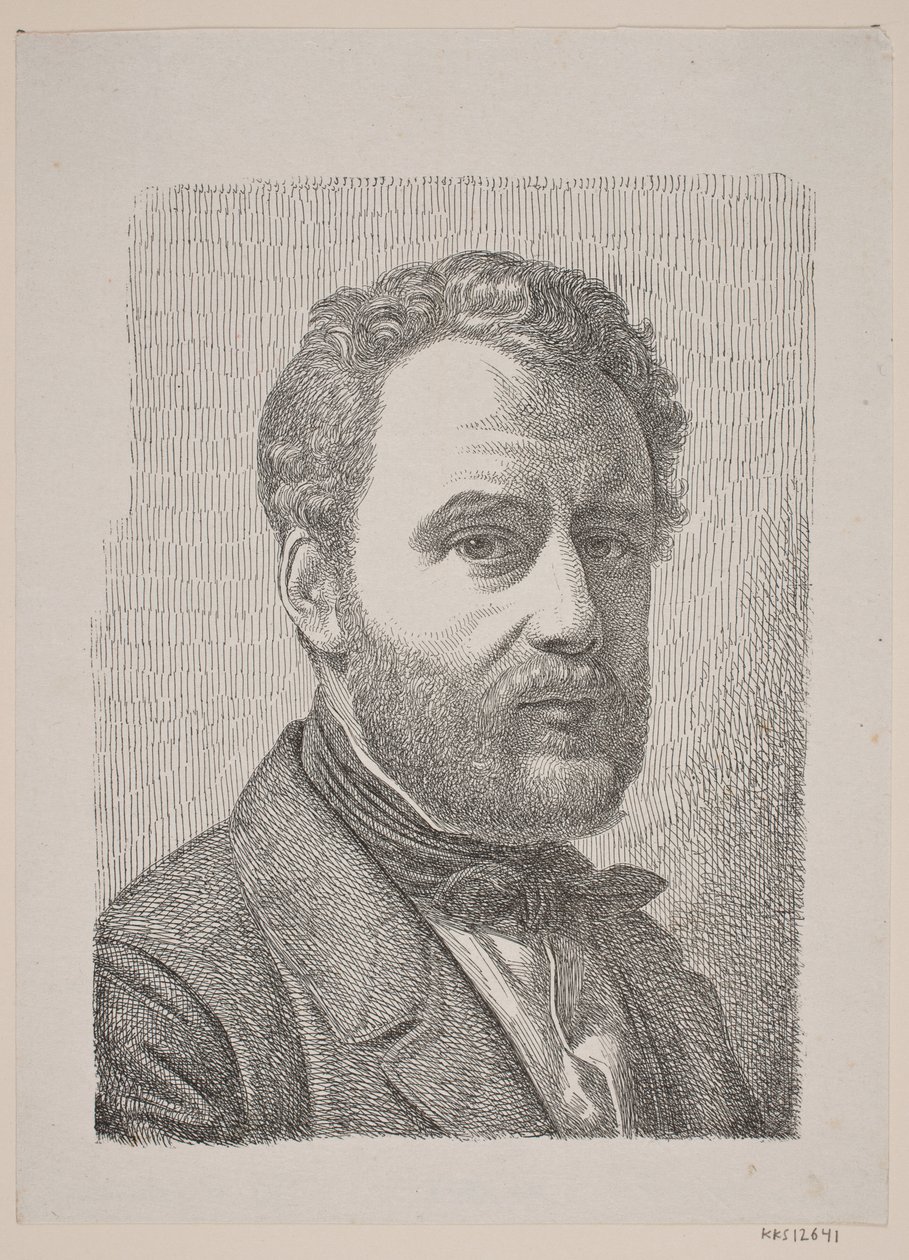 Porträt von Wilhelm Marstrand von Constantin Hansen