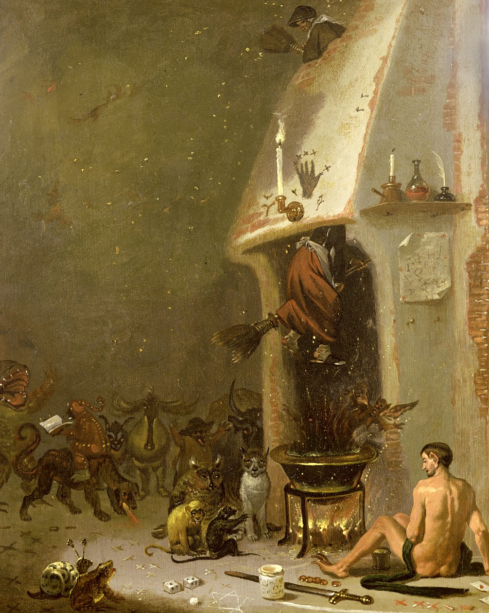 Eine Hexentaverne von Cornelis Saftleven