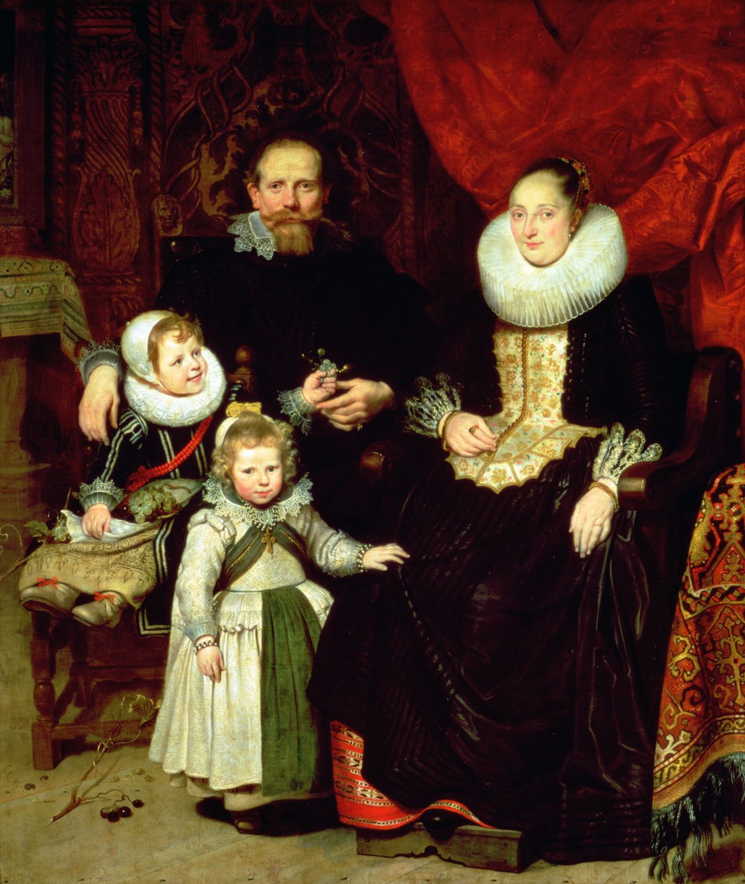 Porträt des Künstlers mit seiner Familie von Cornelis de Vos