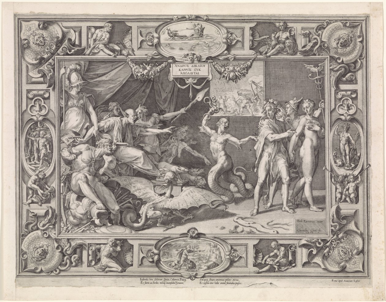 Verleumdung des Apelles von Cornelis Cort