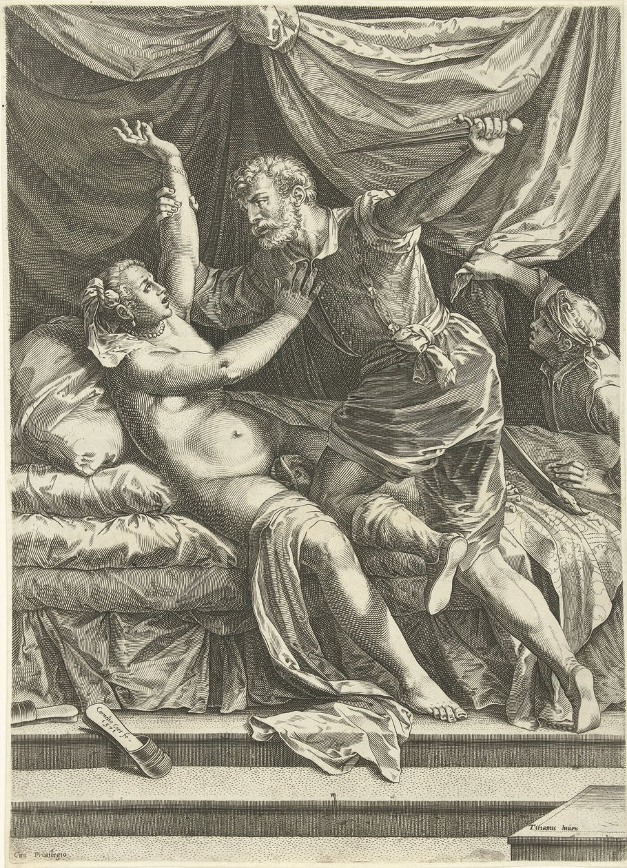 Lucretia und Sextus von Cornelis Cort
