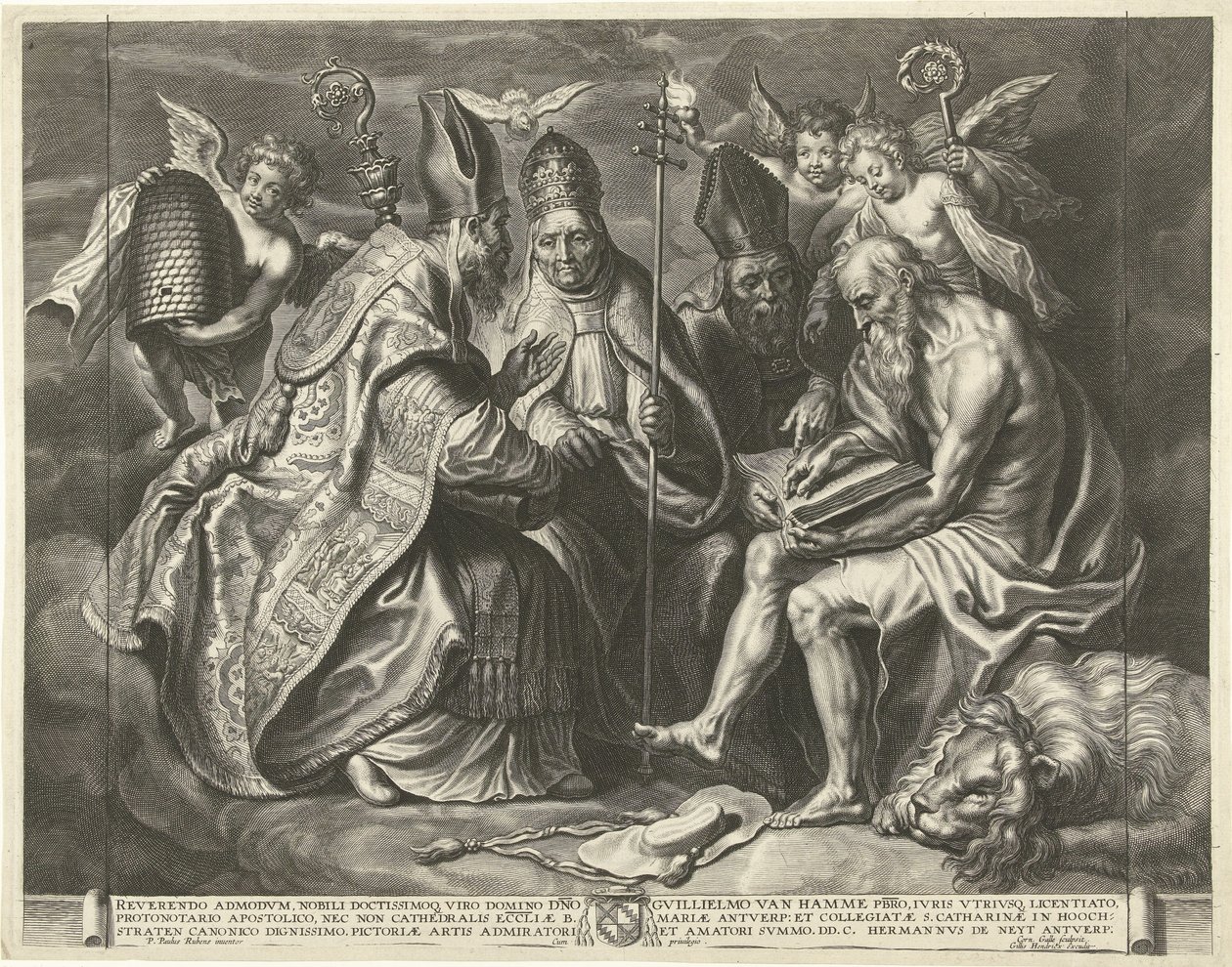 Die vier Kirchenväter von Cornelis Galle (I)