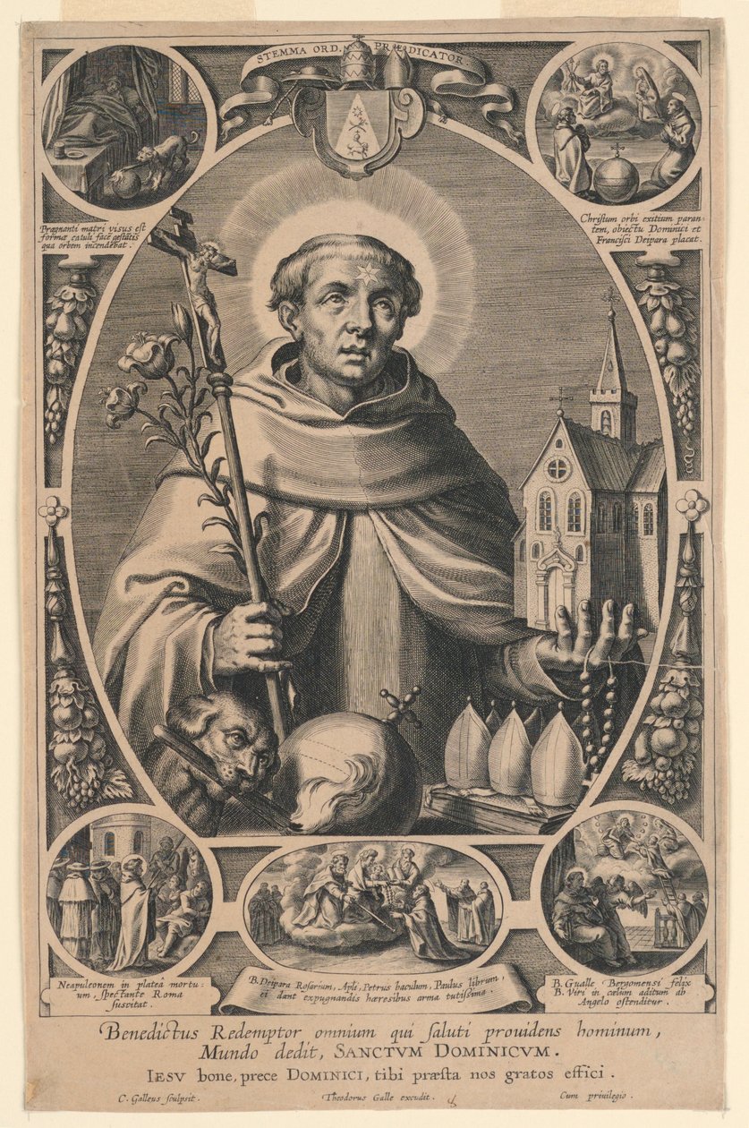 Heiliger Dominikus von Cornelis Galle I