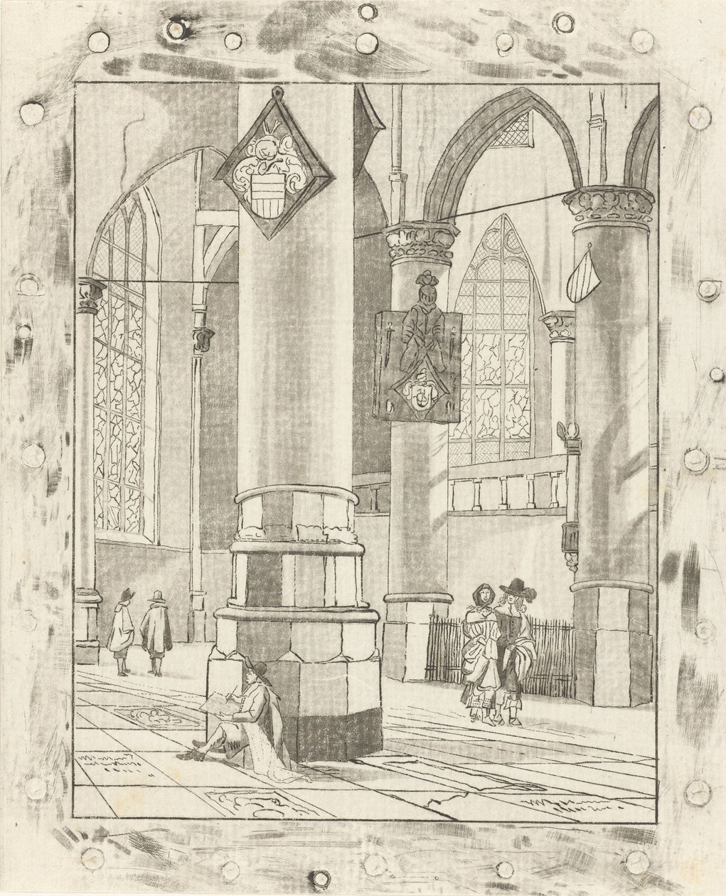 Kircheninterieur von Cornelis Ploos van Amstel