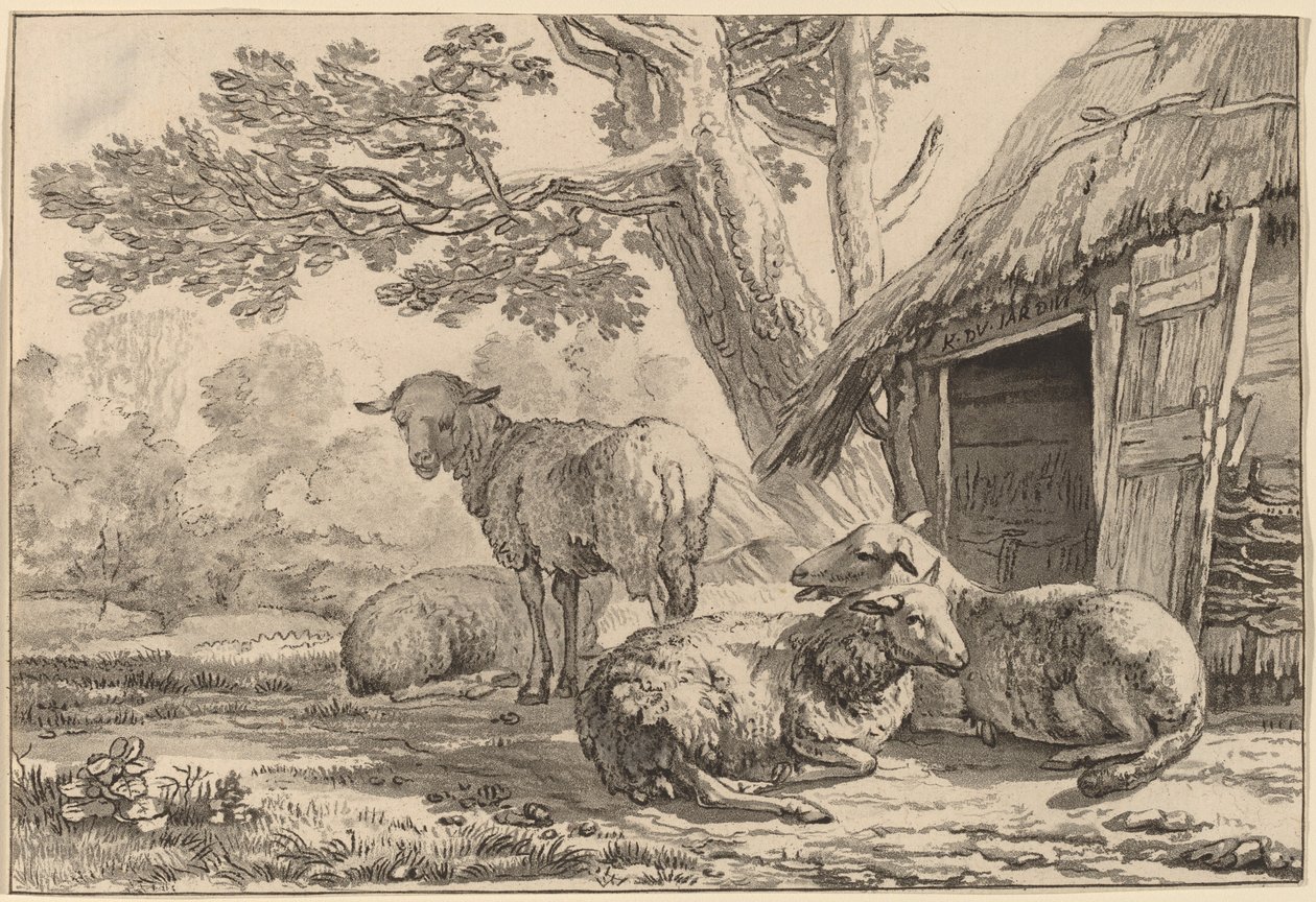 Schafstall von Cornelis Ploos van Amstel