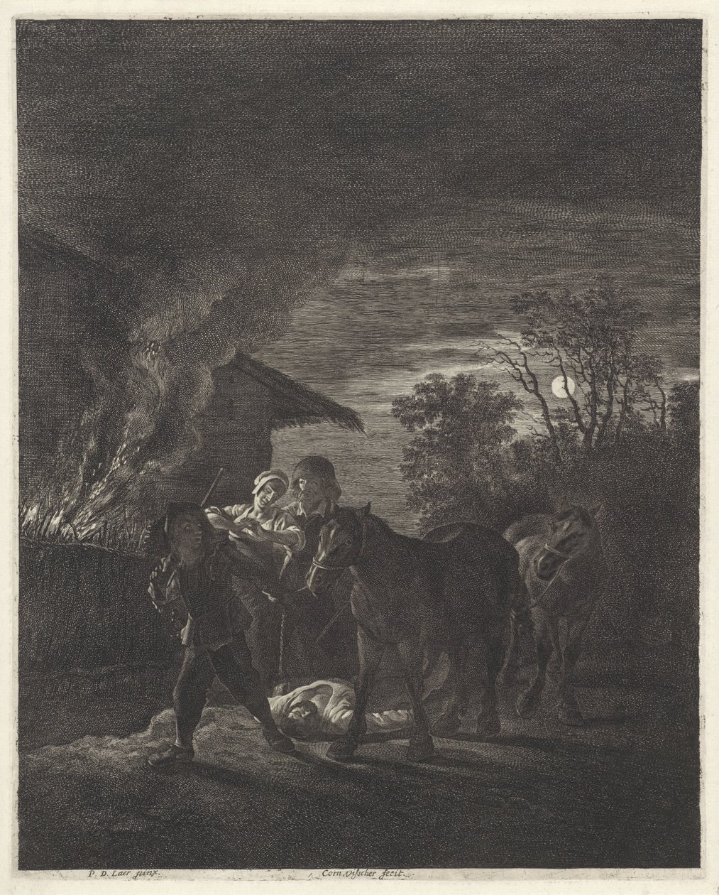 Pferdediebstahl von Cornelis Visscher (II)