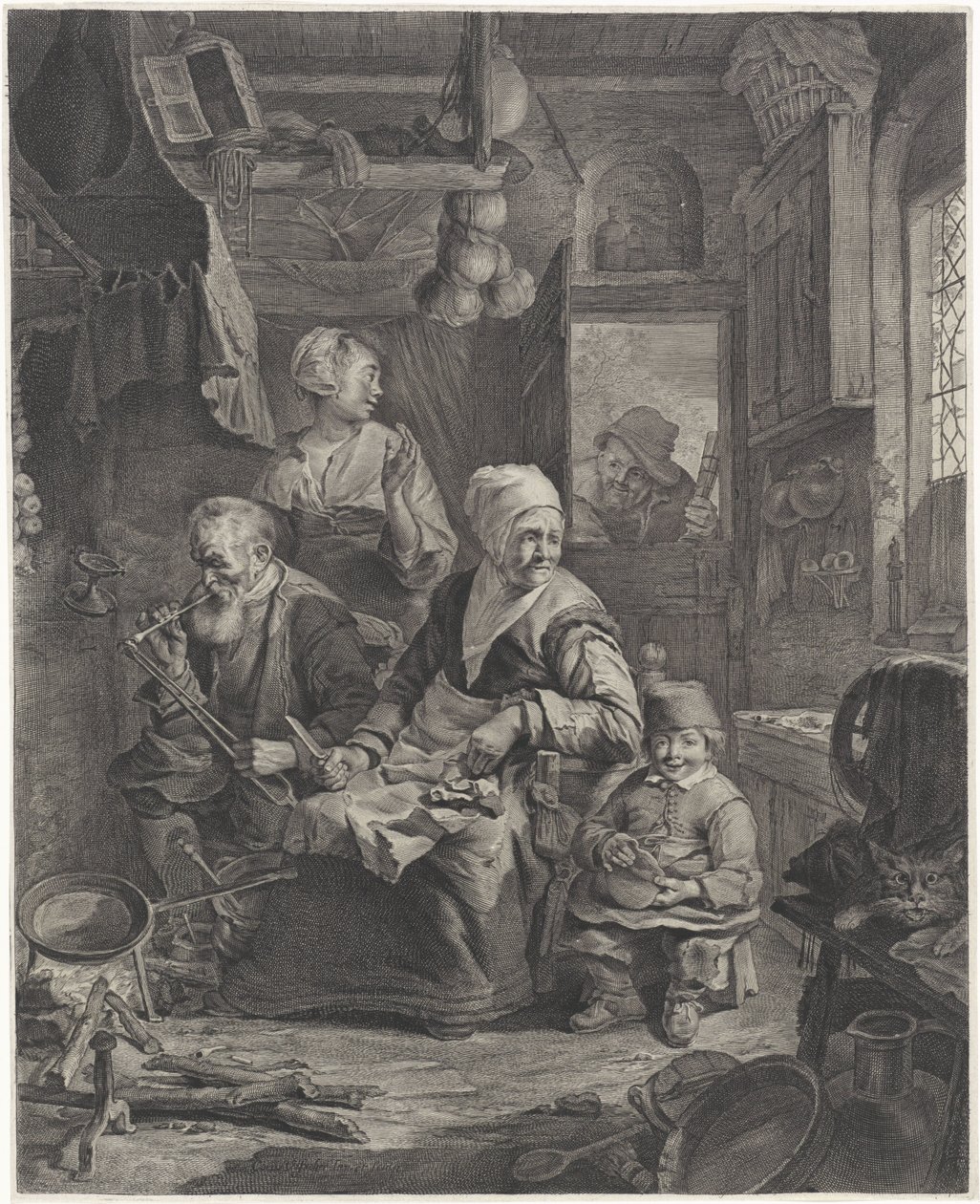 Pfannkuchenbäckerin von Cornelis Visscher (II)