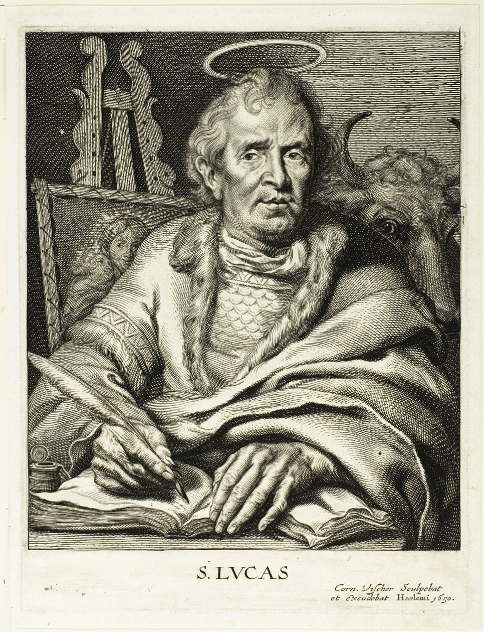 Sankt Lukas von Cornelis Visscher