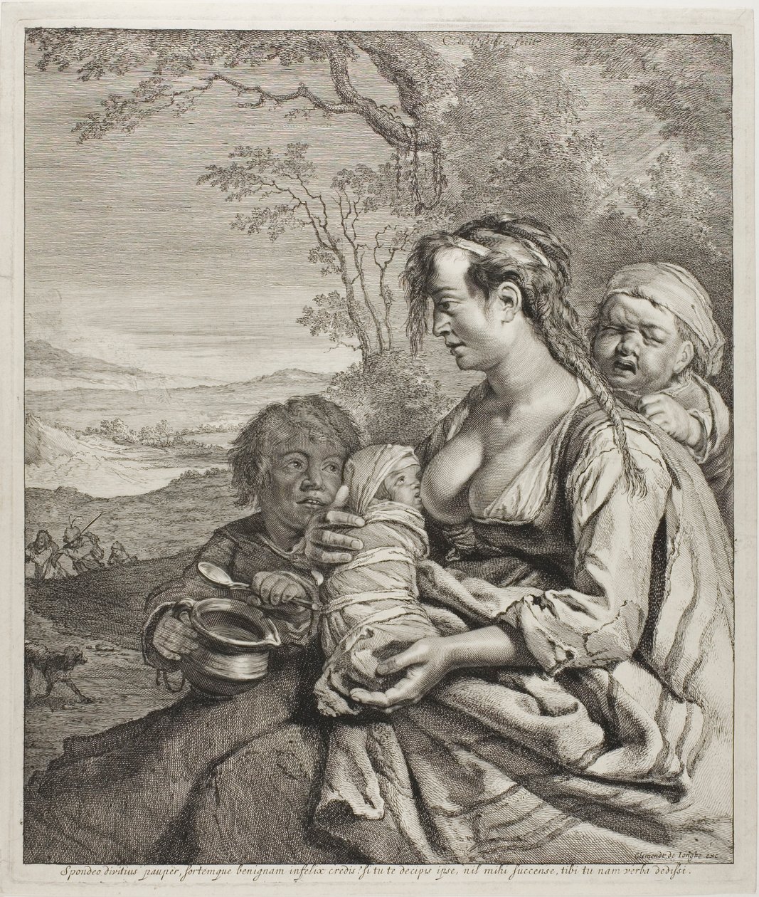 Die böhmische Frau von Cornelis Visscher