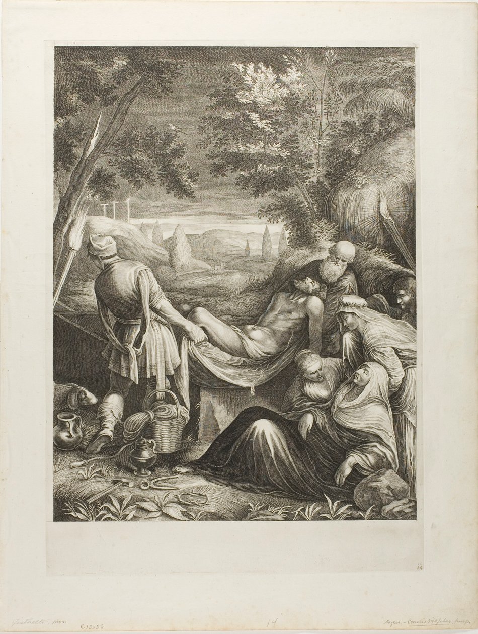 Die Grablegung von Cornelis Visscher