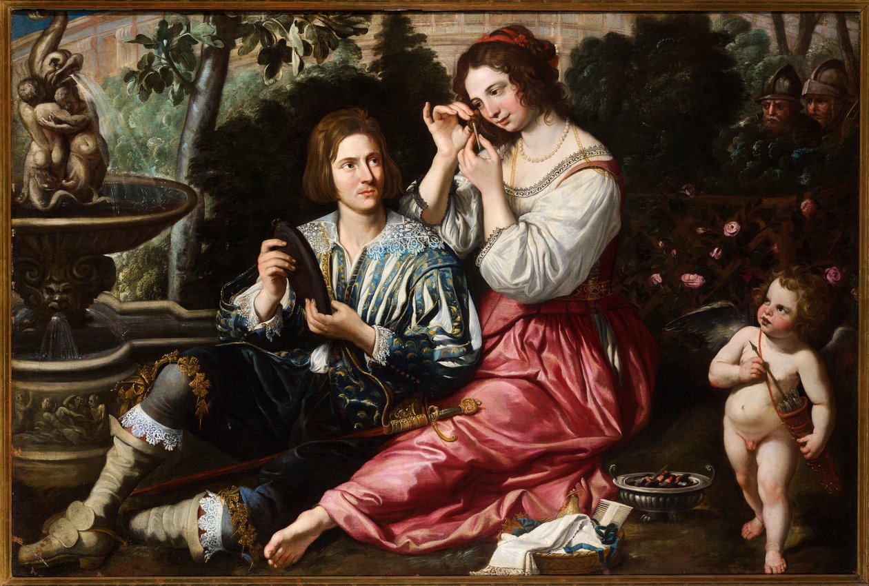 Rinaldo und Armida von Cornelis de Wael