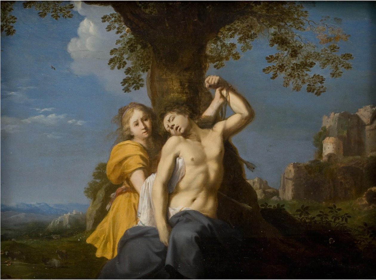 Der heilige Sebastian von Cornelis van Poelenburch