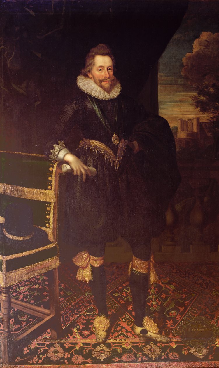 Der Earl von Southampton von Cornelius Janssen van Ceulen