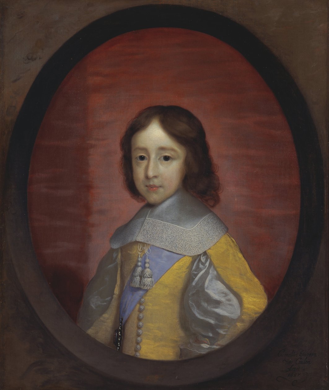 Wilhelm III., Prinz von Oranien, als Kind von Cornelius I Johnson