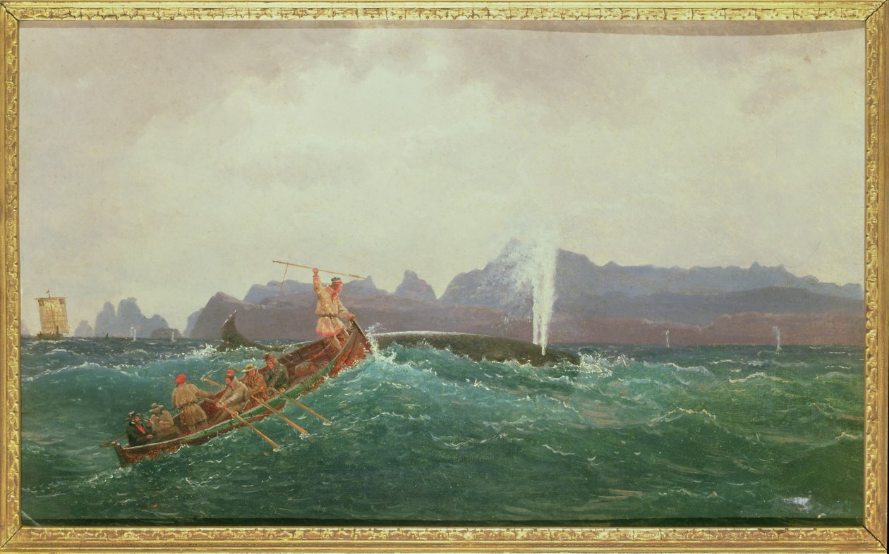Eine Walfangszene von Cornelius Krieghoff