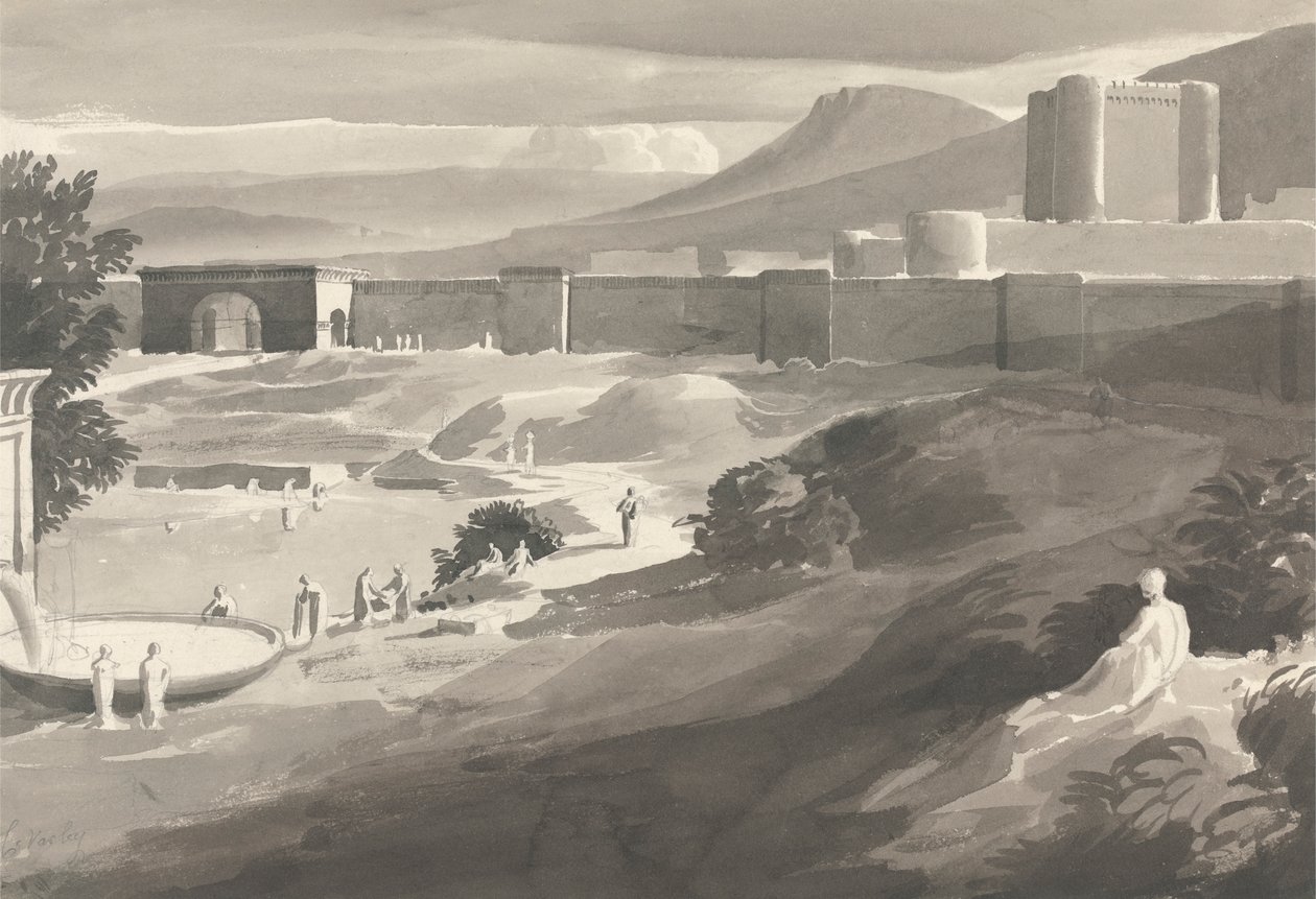Klassische Studie von Cornelius Varley