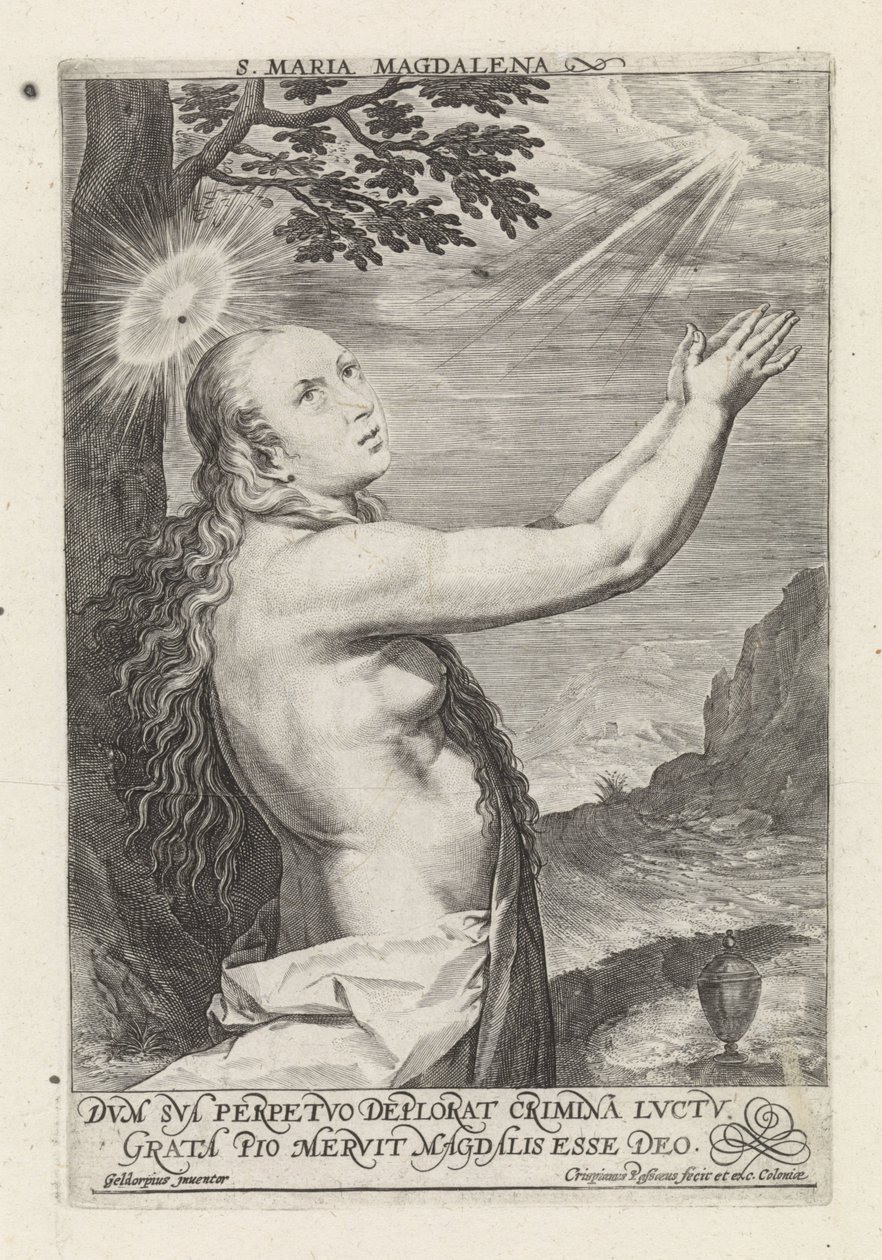 Die reuige Maria Magdalena von Crispijn van de Passe (I)