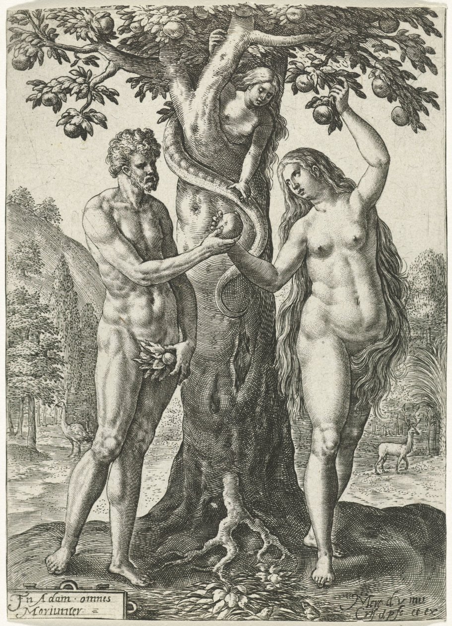 Sündenfall von Crispijn van de Passe (I)