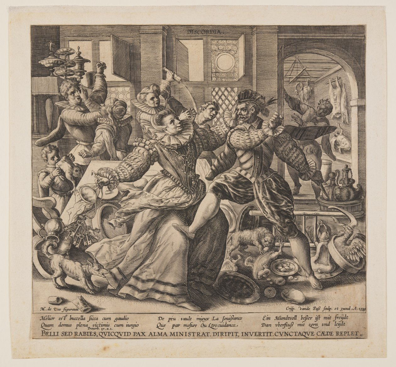 Discordia von Crispijn van de Passe I
