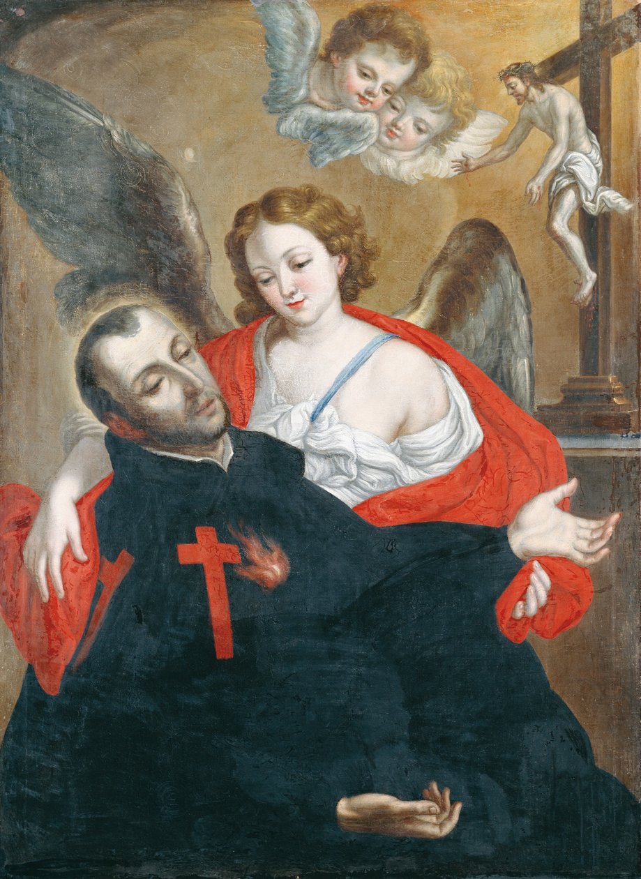 Ekstase des heiligen Camillus de Lellis von Cristóbal Lozano