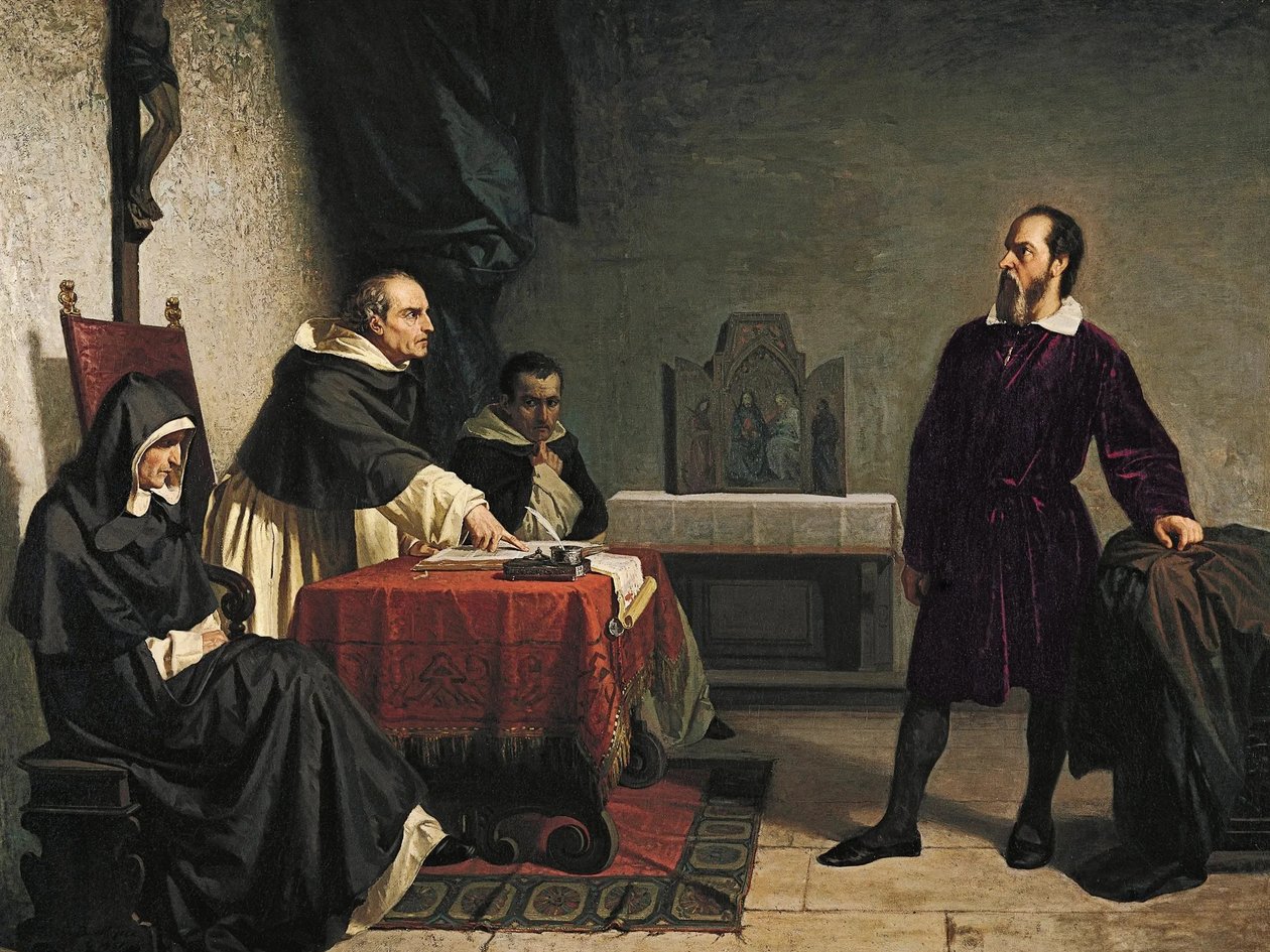 Galileo vor der römischen Inquisition von Cristiano Banti