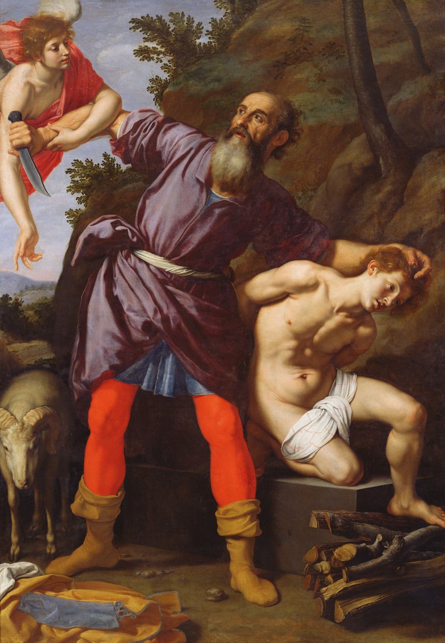 Das Opfer Abrahams von Cristofano Allori