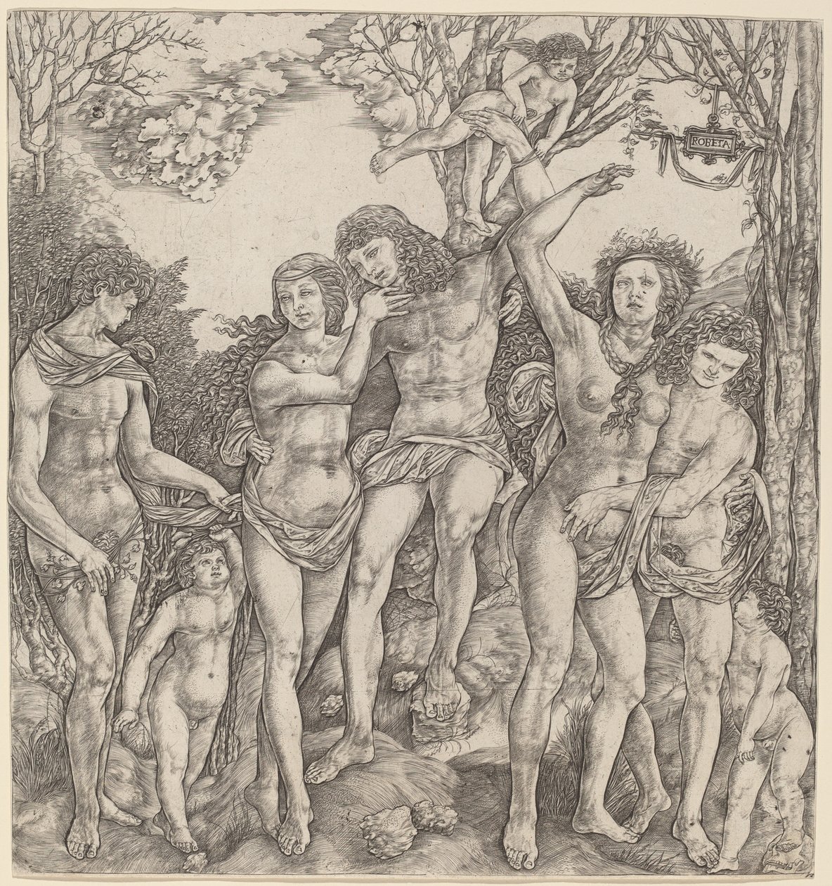 Allegorie der fleischlichen Liebe von Cristofano Robetta