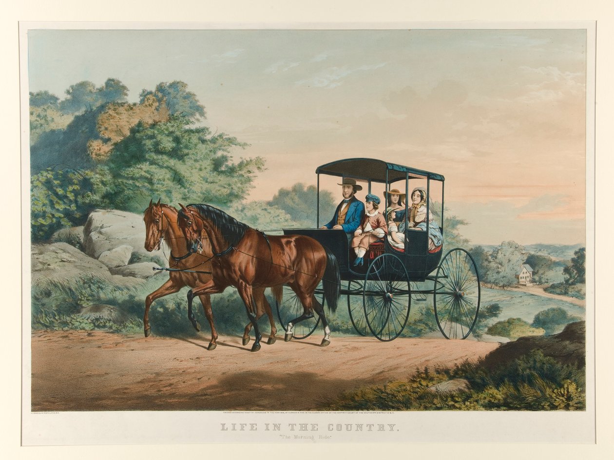 Leben auf dem Land von Currier and Ives