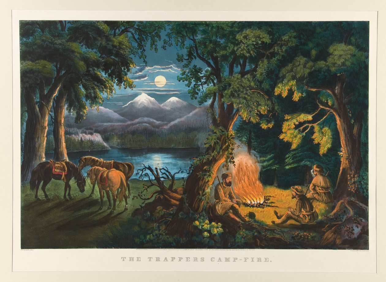Die Fallensteller von Currier and Ives