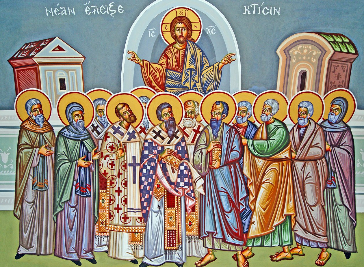 Jesus Christus und seine zwölf Apostel, Zypern von Cypriot