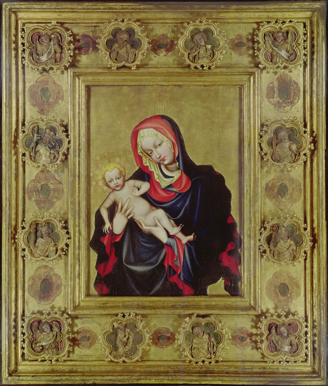 Madonna von Saint-Guy, c.1392-96 von Czech School