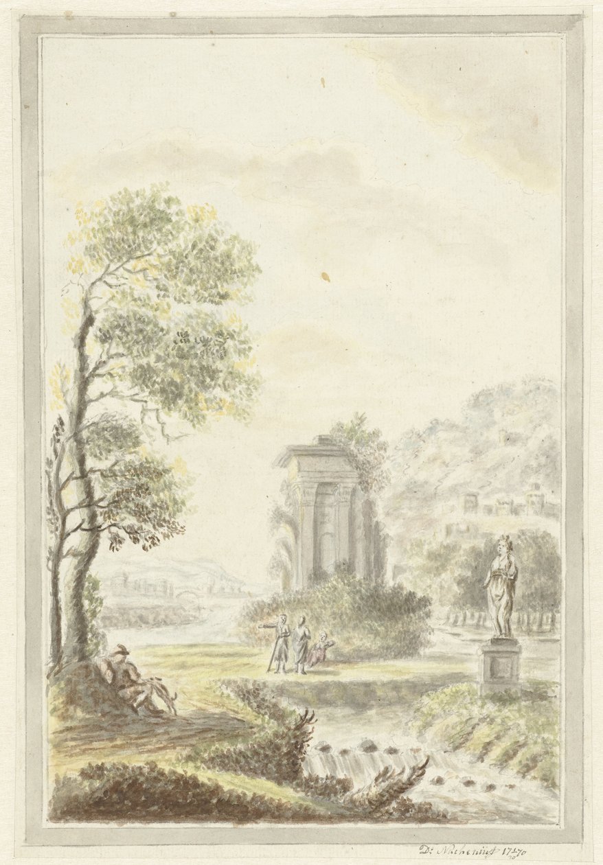 Arkadische Landschaft von D. Nachenius