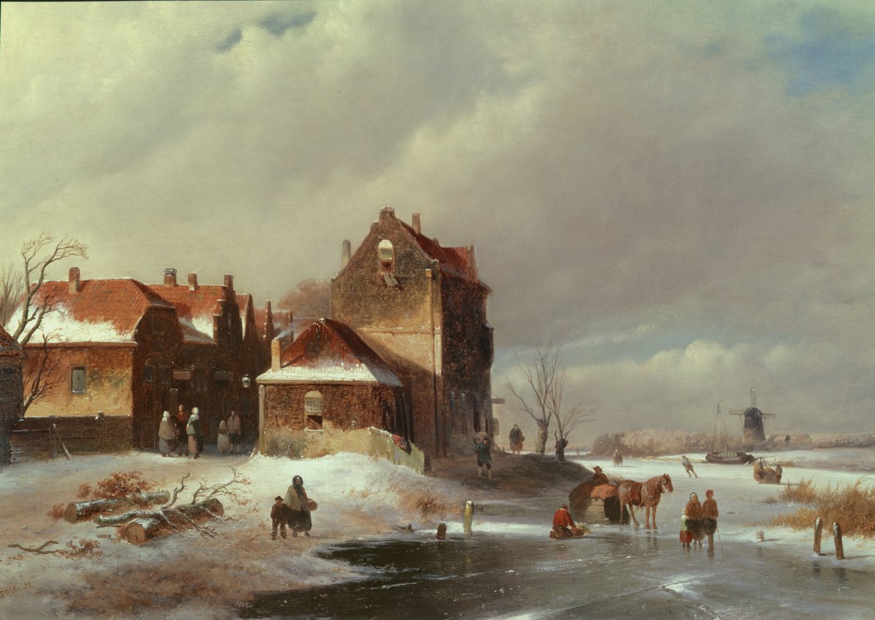 Winterszene von D. Pols