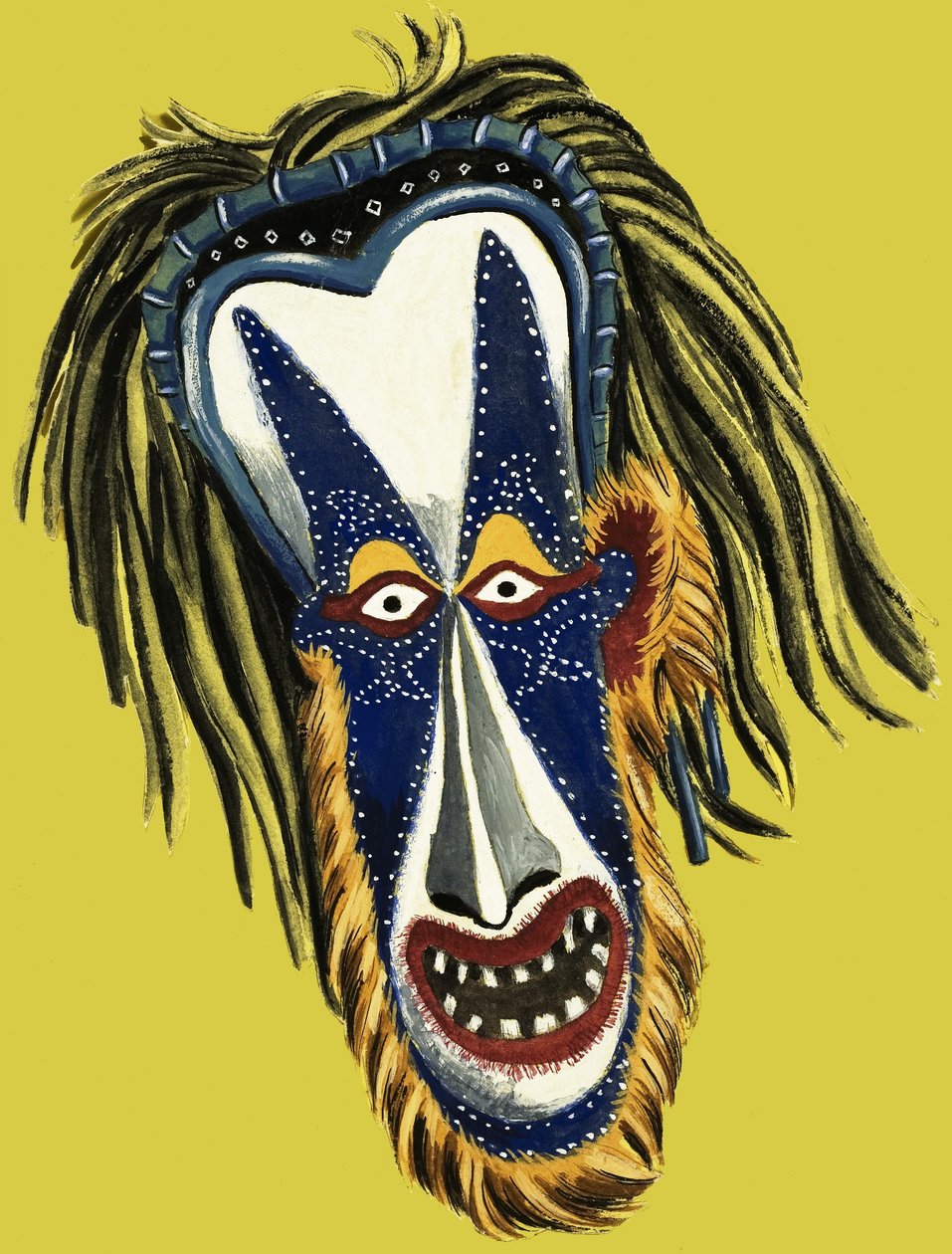 Japanische Theatermaske von Dan Escott