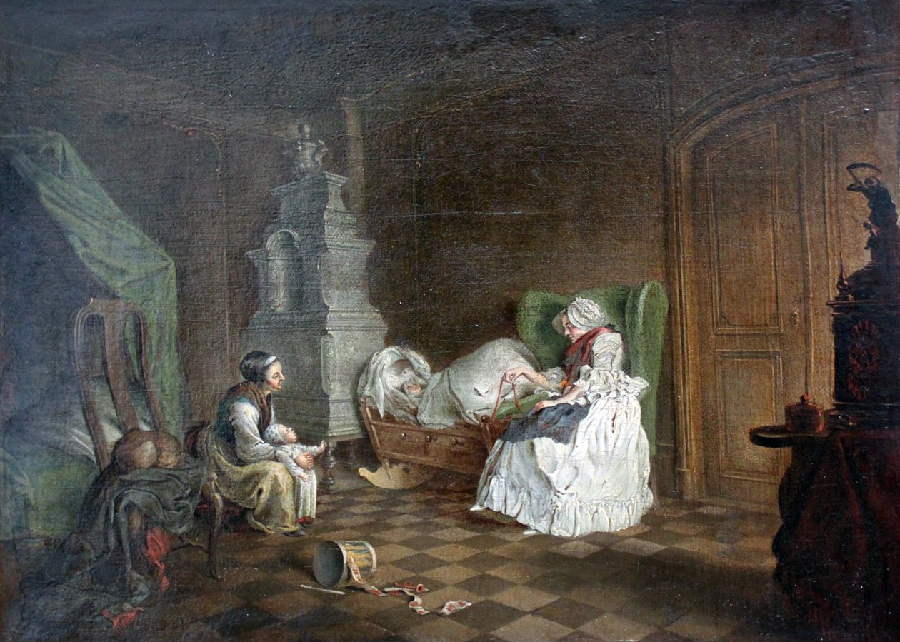 Familienszene von Daniel Nikolaus Chodowiecki