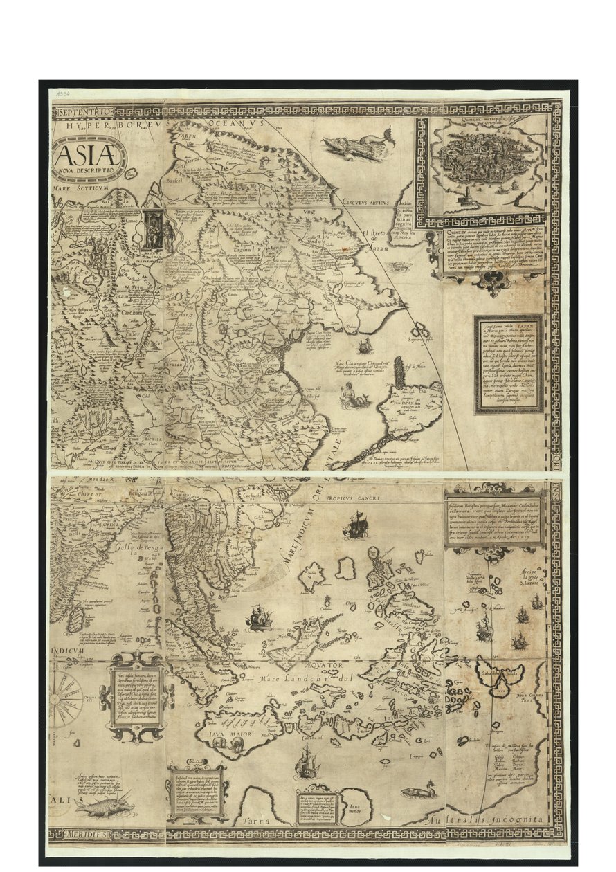 Asiae nova descriptio von Daniel Keller