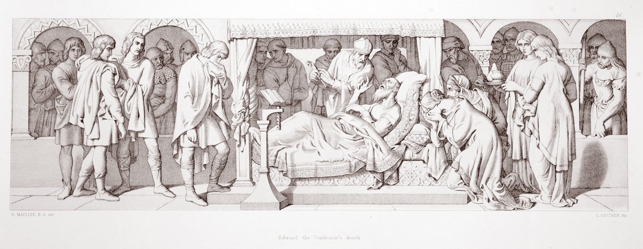 Der Tod von Edward dem Bekenner, aus 