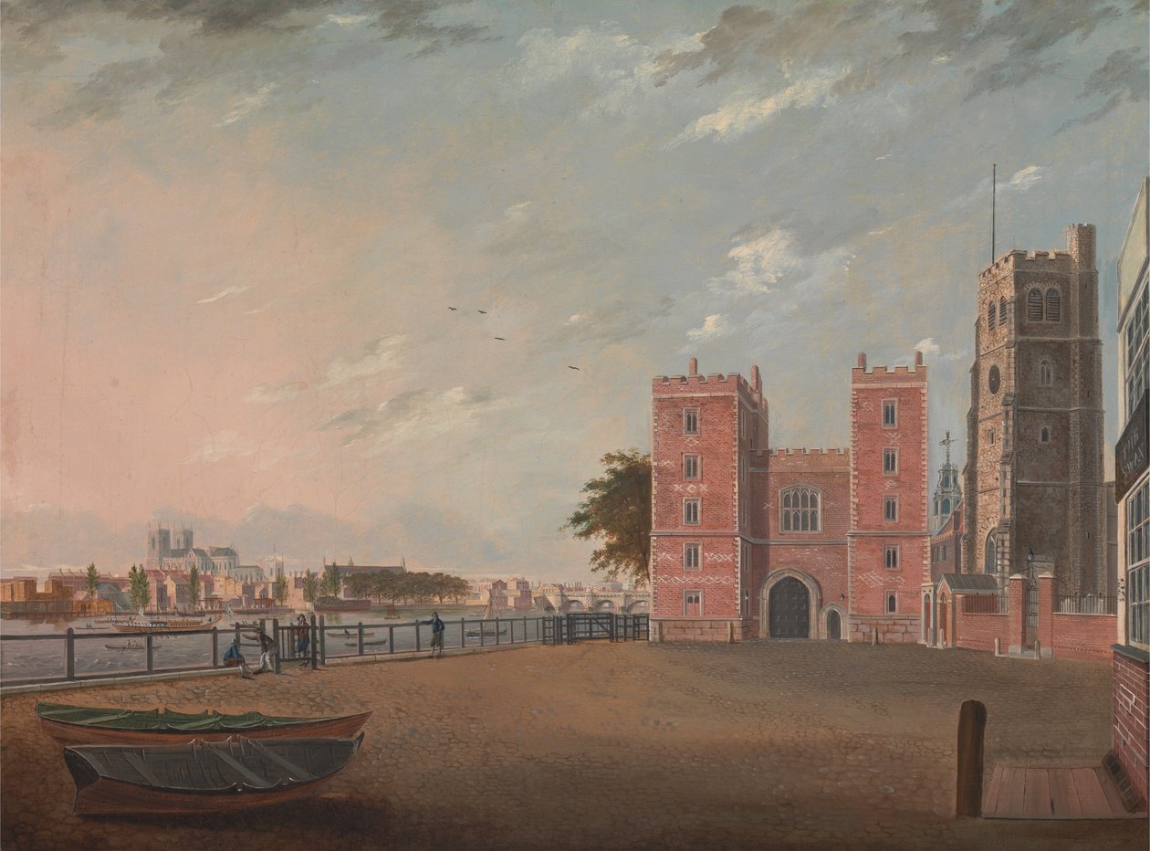 Lambeth Palace von Westen von Daniel Turner