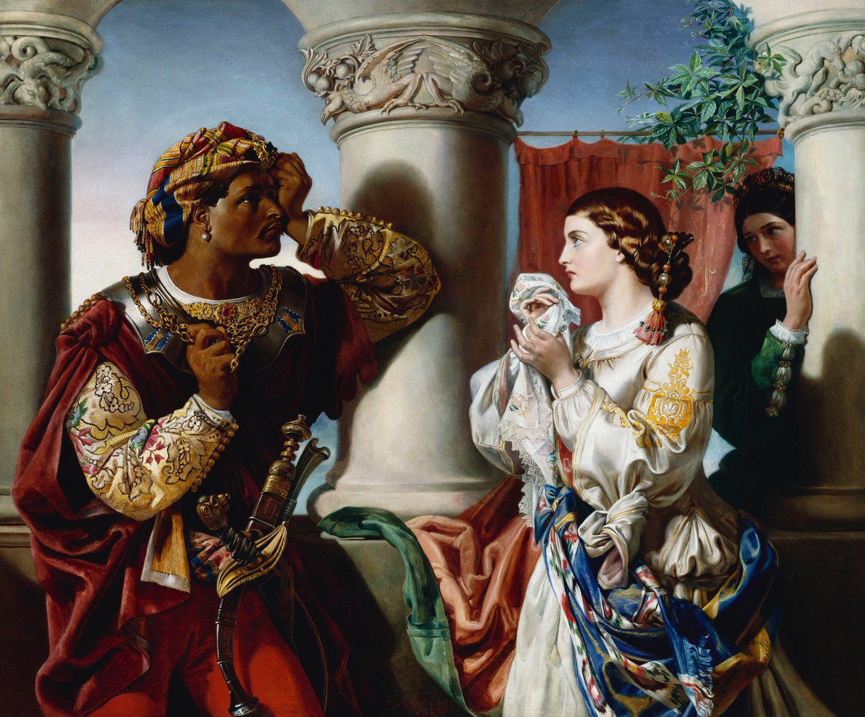 Othello und Desdemona von Daniel Maclise