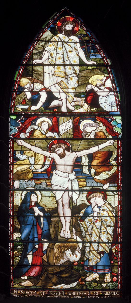 Die Kreuzigung, Paisley Abbey, Cottier & Co, 1874 von Daniel Cottier