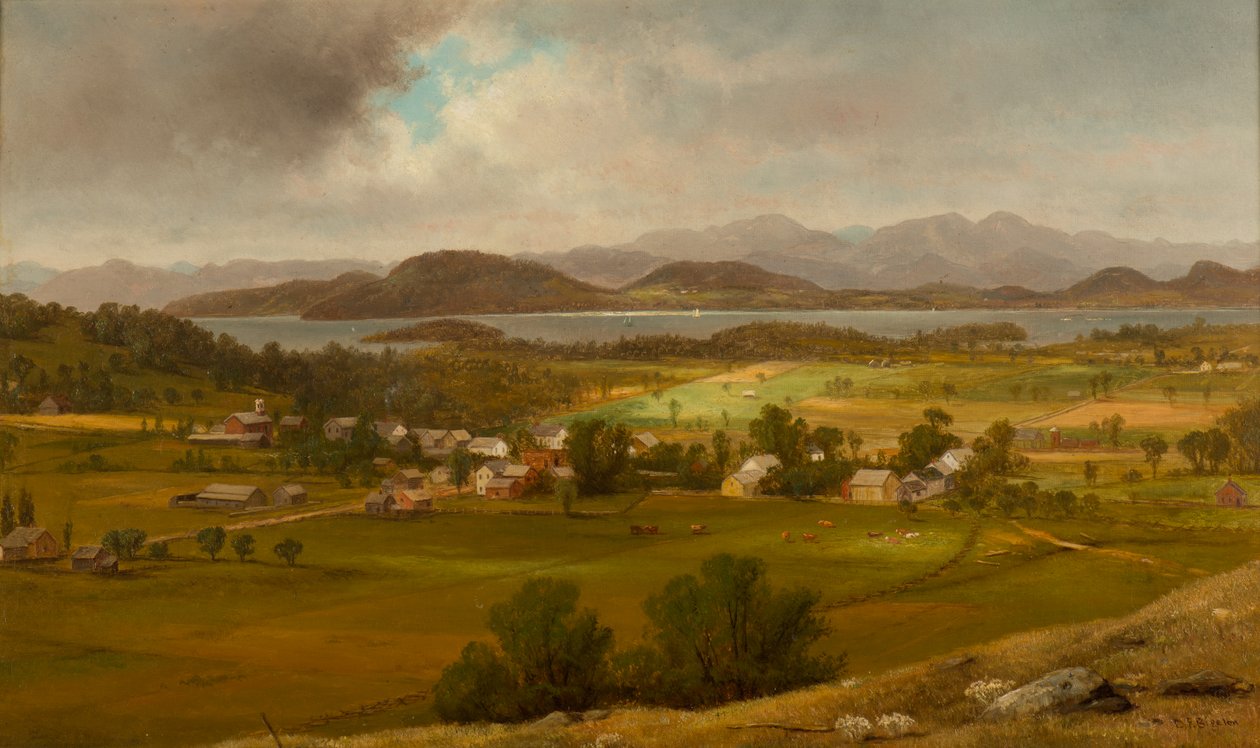 Blick auf Charlotte und den Lake Champlain von Daniel Folger Bigelow