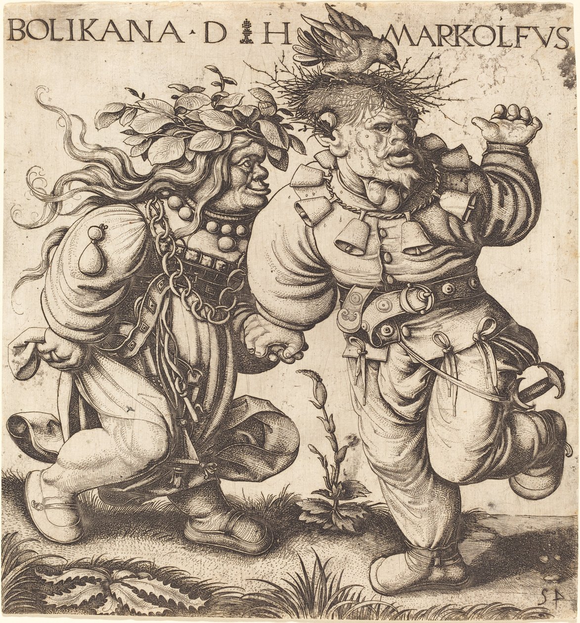Bolikana und Markolfus von Daniel Hopfer