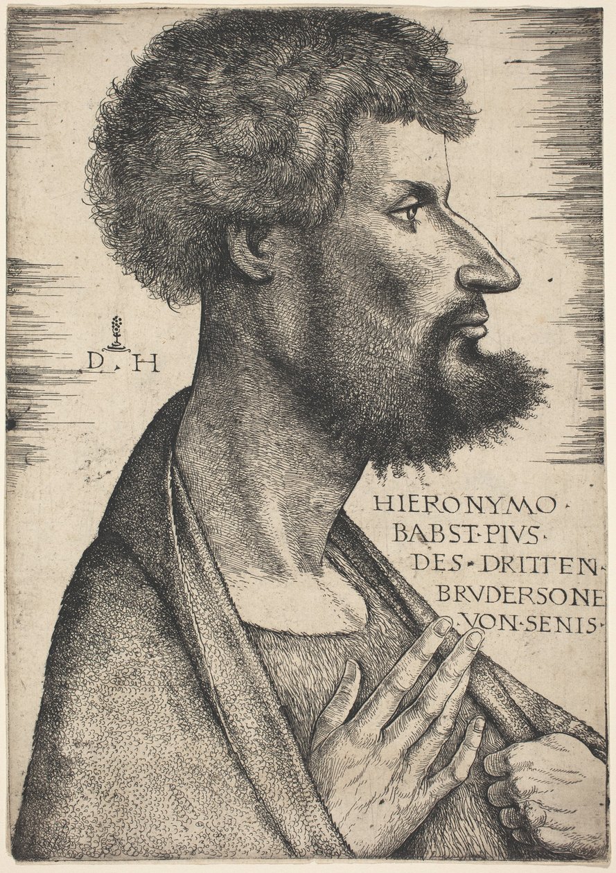 Girolamo da Siena von Daniel Hopfer