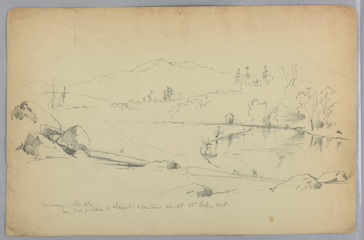 Ammonoosuc-Fluss und Weiße Berge, N.H. von Daniel Huntington